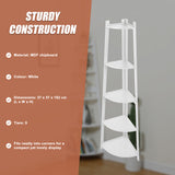 Corner Ladder Shelf Bookcase Display Storage Unit - Side View