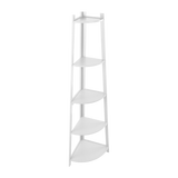 Corner Ladder Shelf Bookcase Display Storage Unit - Top-Down View