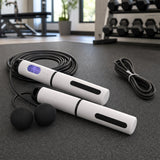 Skipping Rope Jump with Counter Smart Calorie Counting Adjustable Cable Ropeless