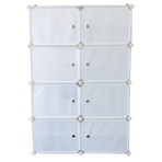 White Cube DIY Shoe Cabinet Rack Storage Portable Stackable Organiser Stand