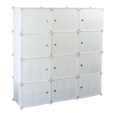 White Cube DIY Shoe Cabinet Rack Storage Portable Stackable Organiser Stand