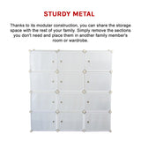 White Cube DIY Shoe Cabinet Rack Storage Portable Stackable Organiser Stand - Extra Image