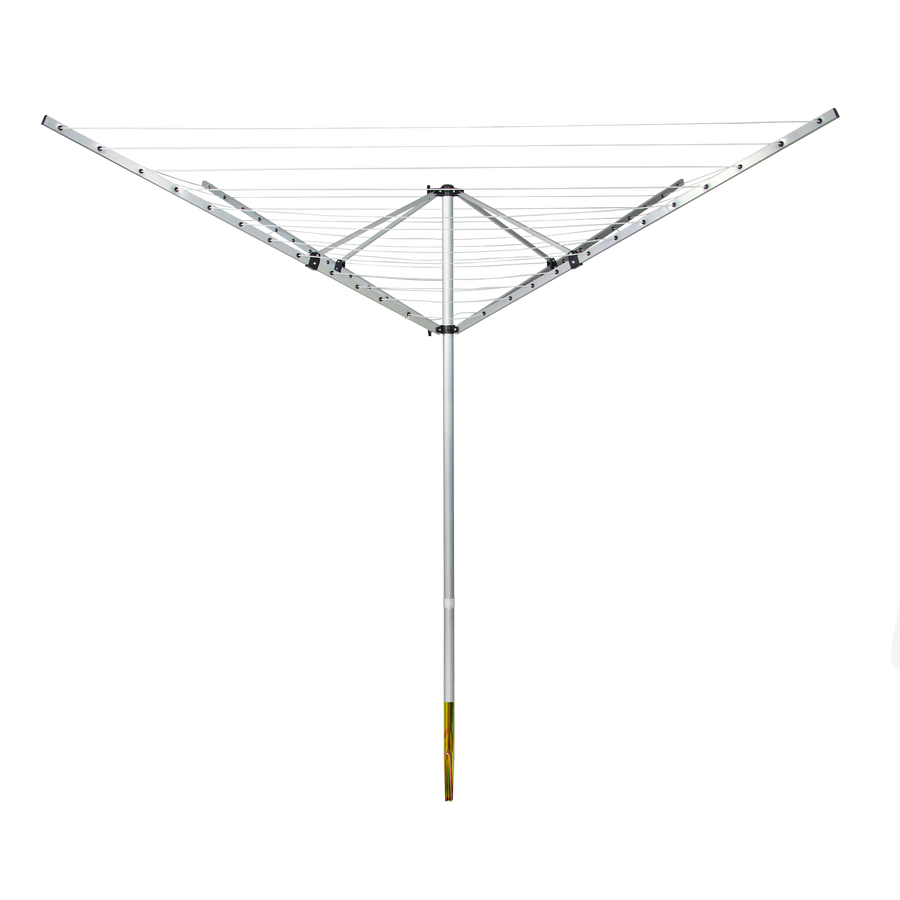 4 Arm Rotary Airer Outdoor Washing Line Clothes Dryer 50m Length