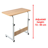 Wood Computer Desk PC Laptop Table Workstation Office Study Home Furniture - Low Angle