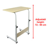 Wood Computer Desk PC Laptop Table Workstation Office Study Home Furniture - Low Angle