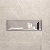 Shower Niche - 350 x 1000 x 92mm Prefabricated Wall Bathroom Renovation - Low Angle