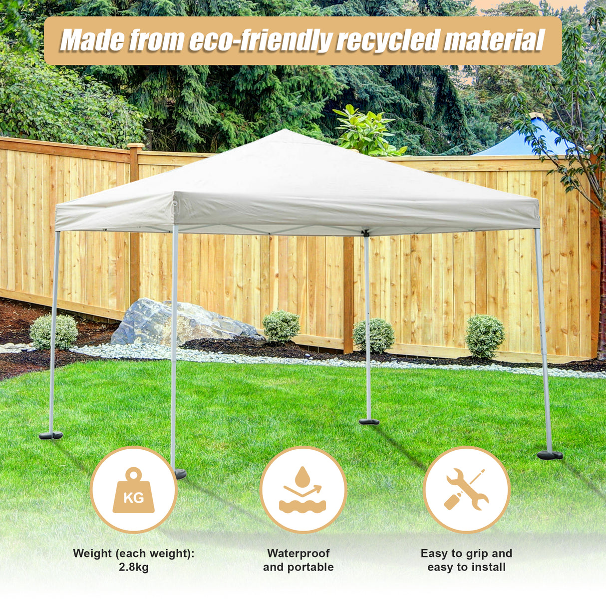 4pcs Outdoor Canopy Tent Leg Weights Anchor Stand Heavy Duty Gazebo Discs Base