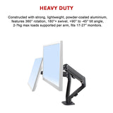 Dual Screen Gas-strut Monitor Stand Mount Desktop Bracket for LED/LC - Extra Image