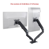 Dual Screen Gas-strut Monitor Stand Mount Desktop Bracket for LED/LC - Extra Image