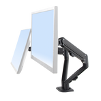 Dual Screen Gas-strut Monitor Stand Mount Desktop Bracket for LED/LC