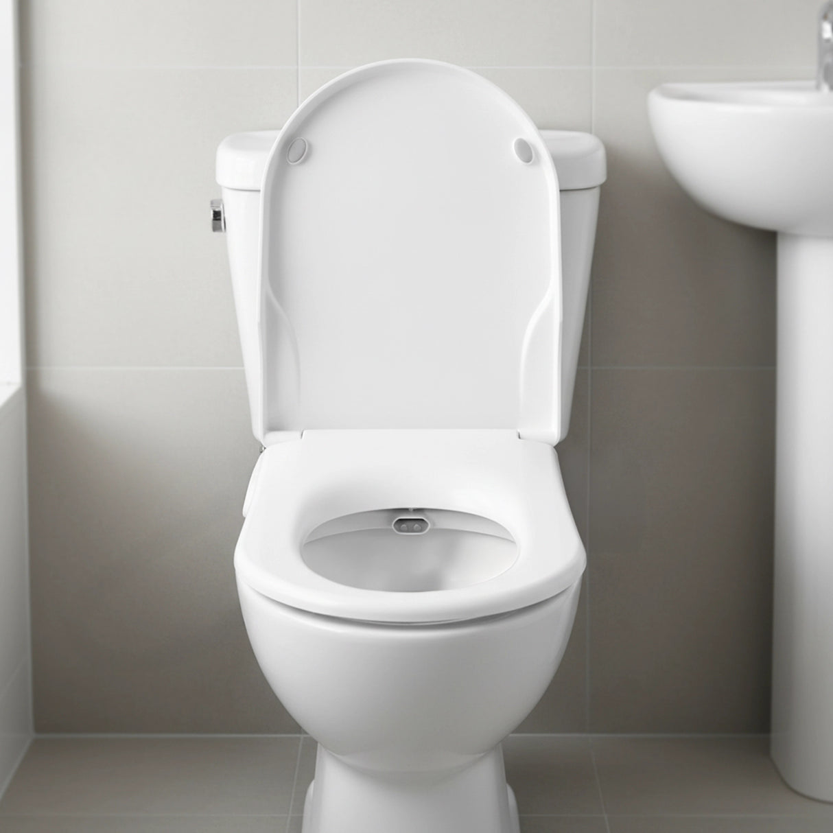 Non Electric Bidet Toilet Seat W/ Cover Bathroom Spray Water Wash
