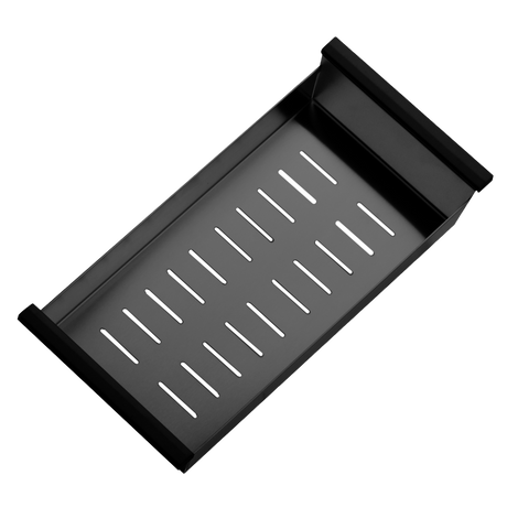 BRIENZ black nano single bowl stainless steel workstation kitchen sink, image 6