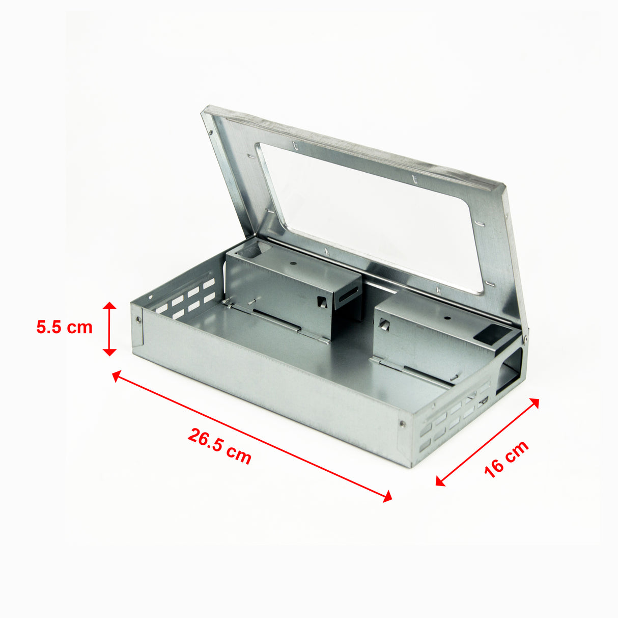 5x Humane Reusable Mice Trap Safe Live Catch Metal Mouse Catcher