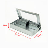 5x Humane Reusable Mice Trap Safe Live Catch Metal Mouse Catcher