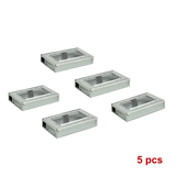 5x Humane Reusable Mice Trap Safe Live Catch Metal Mouse Catcher