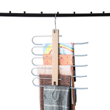 Pants Clothes Coat Hanger Non-slip Magic Space Saver Closet Organizer Rack
