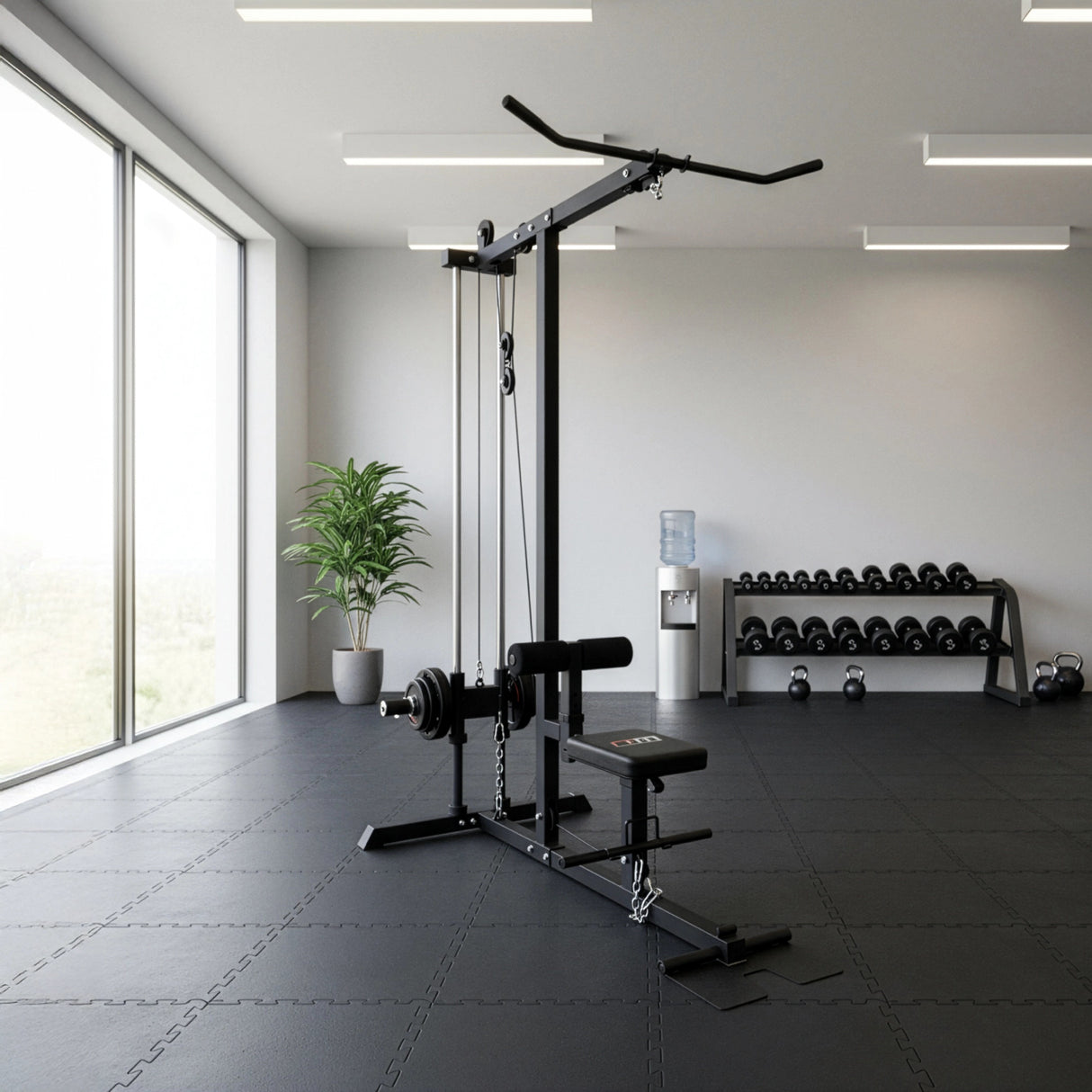 Lat PullDown Low Row Fitness Machine