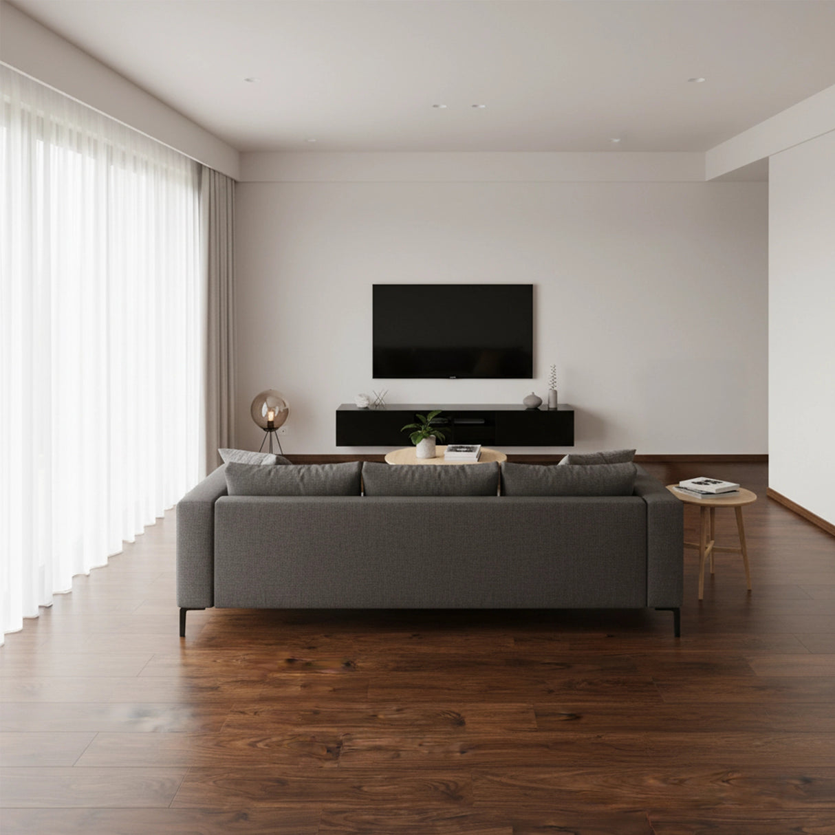 Vinyl Floor Tiles Self Adhesive Flooring Walnut Wood Grain 16 Pack 2.3SQM