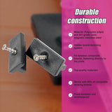 100 Composite Decking Hidden Fixing Fasteners Plastic T Clips & Screws - Extra Image