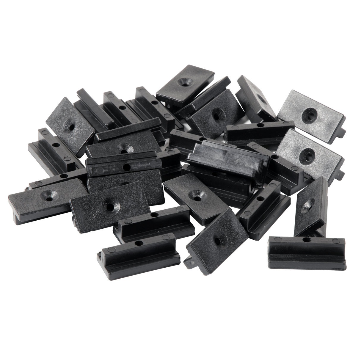 100 Composite Decking Hidden Fixing Fasteners Plastic T Clips & Screws