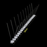 20x 50cm Bird Spike S304 wire Spikes Eaves Pigeon Gull Starling 10M - Extra Image