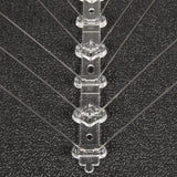 20x 50cm Bird Spike S304 wire Spikes Eaves Pigeon Gull Starling 10M - Side View