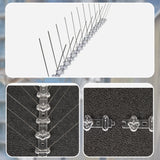 20x 50cm Bird Spike S304 wire Spikes Eaves Pigeon Gull Starling 10M