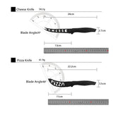 Kitchen 17 Piece Knife Set with Block and Sharpener Chef Knives - Extra Image