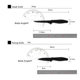Kitchen 17 Piece Knife Set with Block and Sharpener Chef Knives - Extra Image