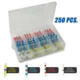 250PCS Waterproof Solder Seal Sleeve Heat Shrink Butt Wire Connectors Terminals - Side View
