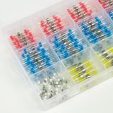250PCS Waterproof Solder Seal Sleeve Heat Shrink Butt Wire Connectors Terminals - Top-Down View