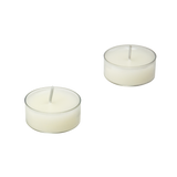 Bulk Buy Unscented SOY WAX Tealights, Soy Wax Tealight Candles - (100pc per set) - Top-Down View