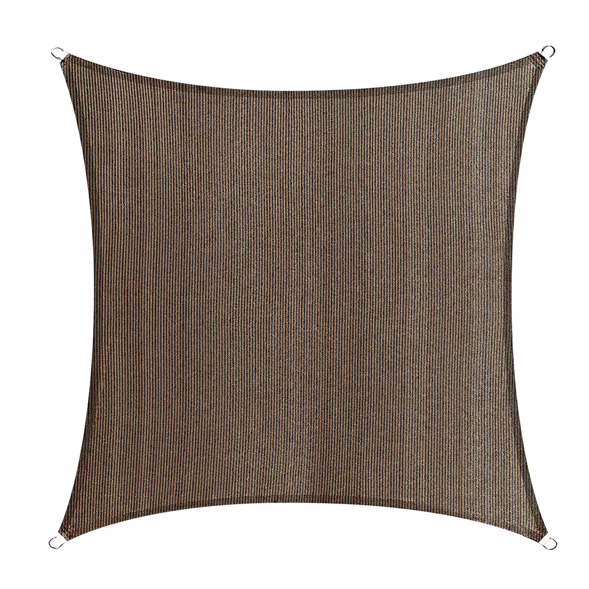 Rectangle Sun Shade Sail Fabric Garden Patio Pool Awning Canopy Cover Coffee