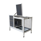 Rabbit Bunny Cage Hutch Pet Cages Enclosure - 45-Degree Angle