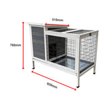 Rabbit Bunny Cage Hutch Pet Cages Enclosure - Extra Image