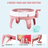 DIY Knitting Machine Smart Weaving Knit Rotating Kids Toy Scarf Sock Hat Gift