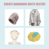 DIY Knitting Machine Smart Weaving Knit Rotating Kids Toy Scarf Sock Hat Gift - Close-Up Angle