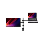 Monitor Mount & Laptop and Tablet Shelf Stands Holders Adjustable Workspace Arm