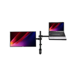 Monitor Mount & Laptop and Tablet Shelf Stands Holders Adjustable Workspace Arm - Top-Down View