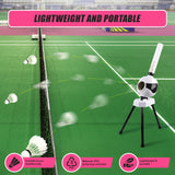 Badminton Robot Automatic Launcher Ball Machine - 45-Degree Angle