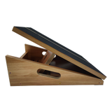 Wooden Slant Exercise Board With Adjustable Incline And Non-Slip Surface - 45-Degree Angle