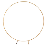 2M Wedding Hoop Round Circle Arch Backdrop Flower Display Stand Frame Background - Top-Down View