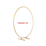 2M Wedding Hoop Round Circle Arch Backdrop Flower Display Stand Frame Background