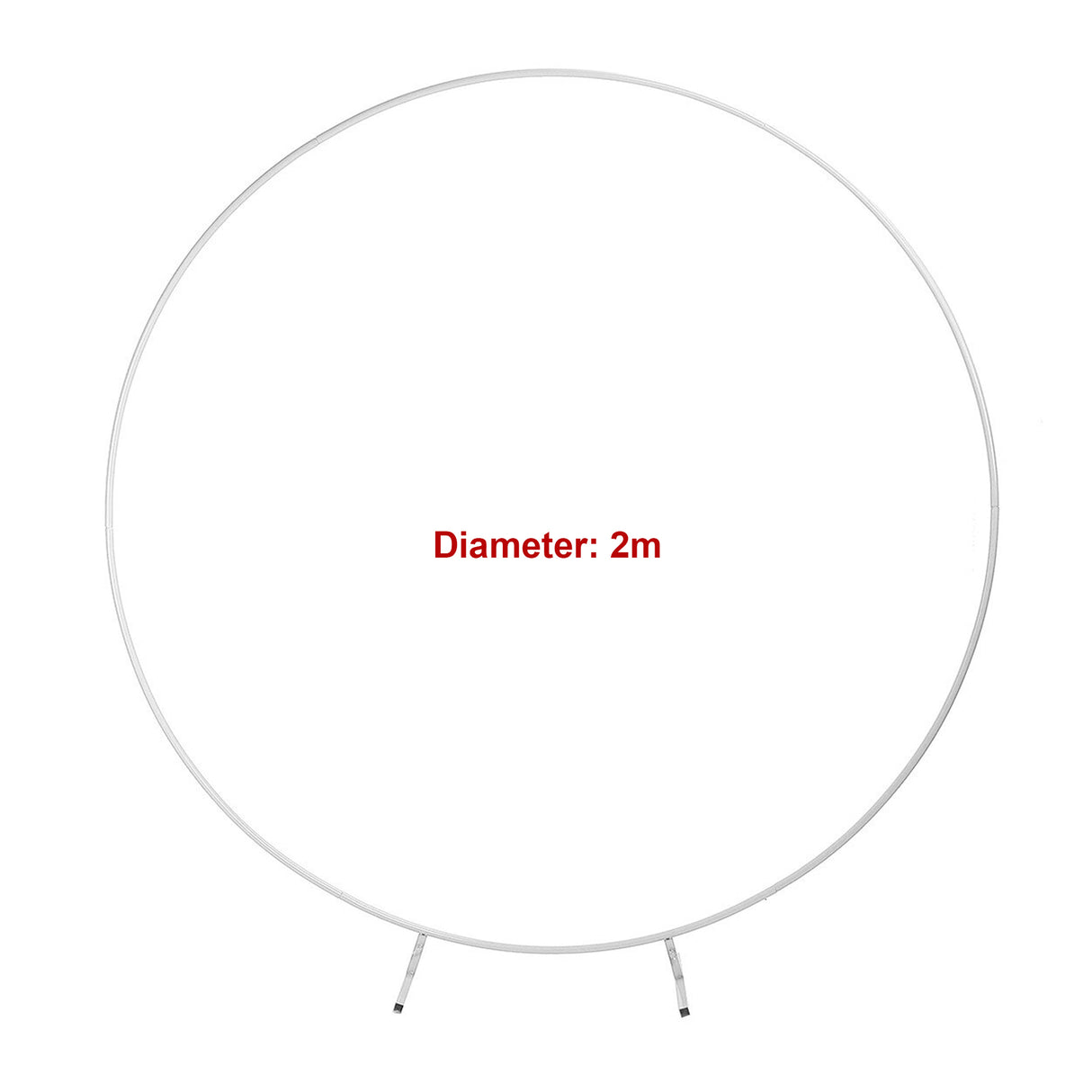 2M Wedding Hoop Round Circle Arch Backdrop Flower Display Stand Frame Background