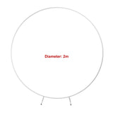 2M Wedding Hoop Round Circle Arch Backdrop Flower Display Stand Frame Background - Extra Image