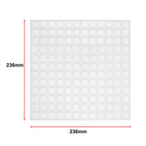 Tiles 3D Peel and Stick Wall Tile Stereoscopic Crystal White 10 Sheets - Extra Image