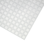 Tiles 3D Peel and Stick Wall Tile Stereoscopic Crystal White 10 Sheets