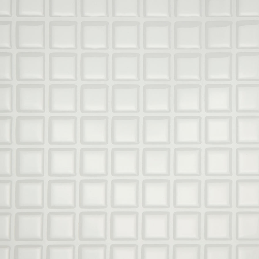 Tiles 3D Peel and Stick Wall Tile Stereoscopic Crystal White 10 Sheets