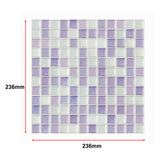 Tiles 3D Peel and Stick Wall Tile Crystal Mosaic 10 Sheets - Extra Image