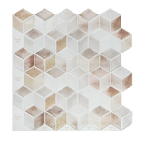 Tiles 3D Peel and Stick Wall Tile Shell Mosaic 10 Sheets